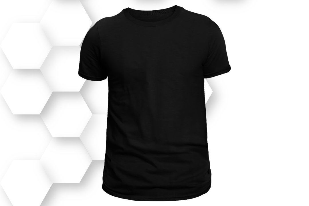 Custom black t-shirt manufactured by Fasa Apparel Pakistan