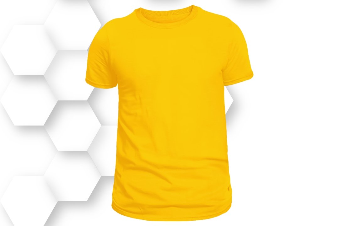 Custom yellow t-shirt manufactured by Fasa Apparel Pakistan